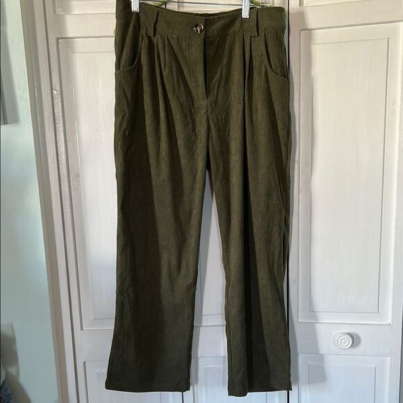 NWOT Halara Stretch Corduroy Pants - Size PL - Picture 1 of 8